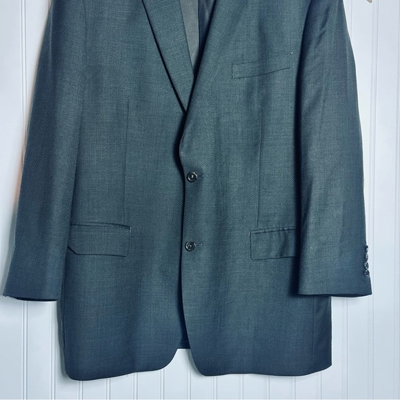 Michael Kors 100% Wool Blazer Suit Jacket Mens 44R Brown Single-Breasted Lined - Picture 4 of 10